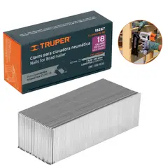 TRUPER - Clavos calibre 18, 30mm 5000 unidades  para Clavadora neumática