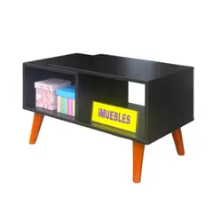 TEMEL - Mesa de Centro de Sala Mesa de Centro Vintage