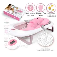 BABY HAPPY - Bañera con Accesorios Party con Termómetro