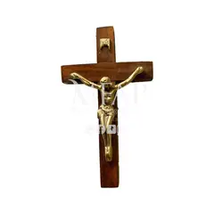 MFAP BRONCERIA Y ANTIGUEDADES - Crucifijo de madera pequeña