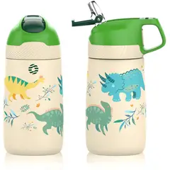 FJBOTTLE - - Botella infantil de agua con aislamiento de acero inoxidable 350 ml