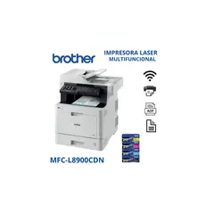 Brother - Impresora Láser Color MFC-L8900CDW Brother Multifunción Wifi