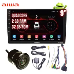 AIWA - Autoradio Android BT 2GB RAM + 32GB LCD 9" HD 2 Din AW-A802BS
