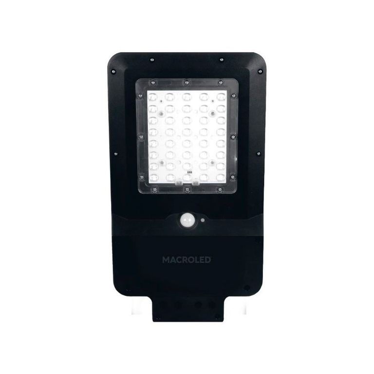 Luz de Calle Solar 15W CSensor De Movimiento Luz Fría - MACROLED