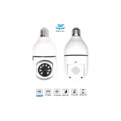 GENERICO - Foco Camara Espía Seguridad Vision Nocturna Facil Instalar Giro 360