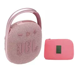 JBL - Parlante Bluetooth Clip 4 Rosa y Estuchen