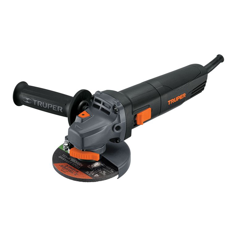 Esmeriladora Angular 4-1/2", Industrial, 850 W, 220 V COD 100755 Truper