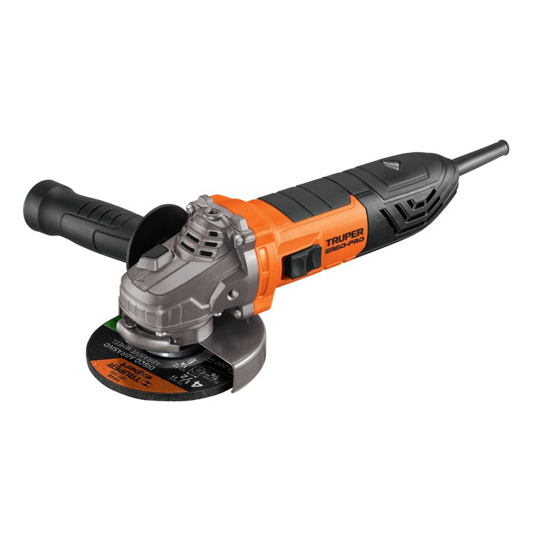 Esmeriladora angular 4-1/2", ERGO PRO, 800 W, 220 V COD 100735 Truper