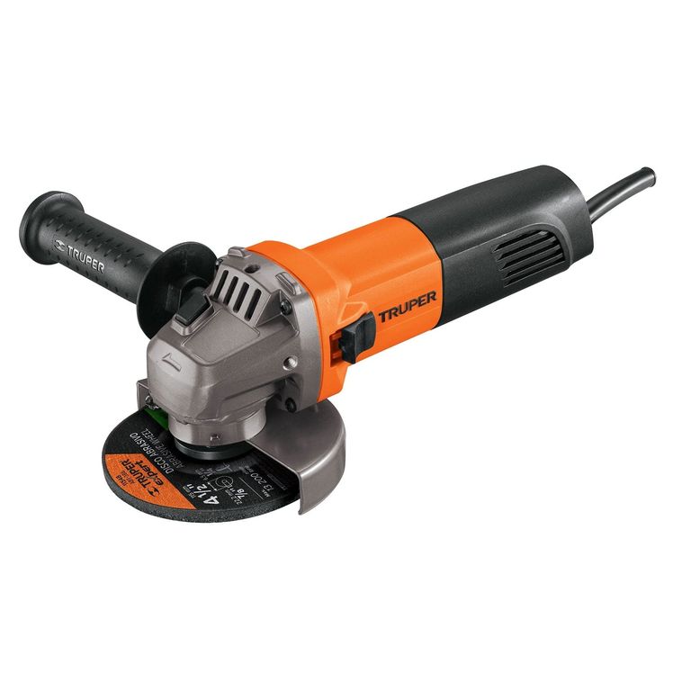 Esmeriladora angular 4-1/2", profesional, 220 V, 800 W COD 11025 Truper