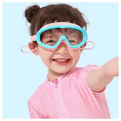 GENERICO - Lente de Natación Infantiles 3D con Proteccion Oidos NIÑA