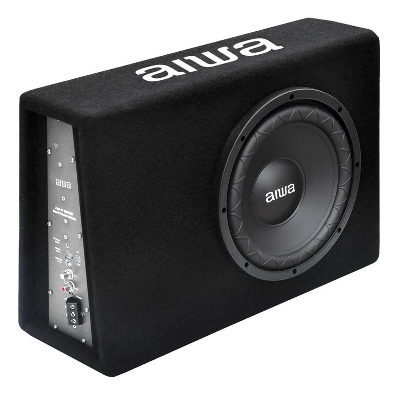 Subwoofer para Auto AIWA 10 Pulgadas Amplificado Slim 120W AW-101BX