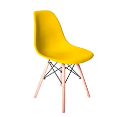 OFIDEAS - Silla de Comedor Diseño Eames Color Amarillo