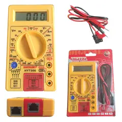 SAMWIN - Multimetro digital de bolsillo con lan tester probador rj45