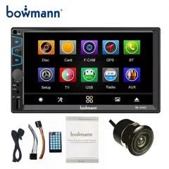 BOWMANN - Autoradio 7" Táctil Mirrorlink 2 Din BT con Cámara de Reversa BOWMANN DD-5600L