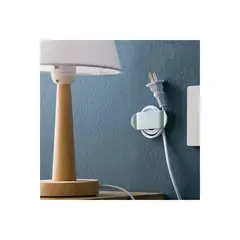 GENERICO - Organizador de Cable USB Autoadhesivo para Oficina o Escritorio x4