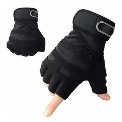 GENERICO - GUANTES DEPORTIVOS CON MUÑEQUERA AJUSTABLE GUANTES GYM