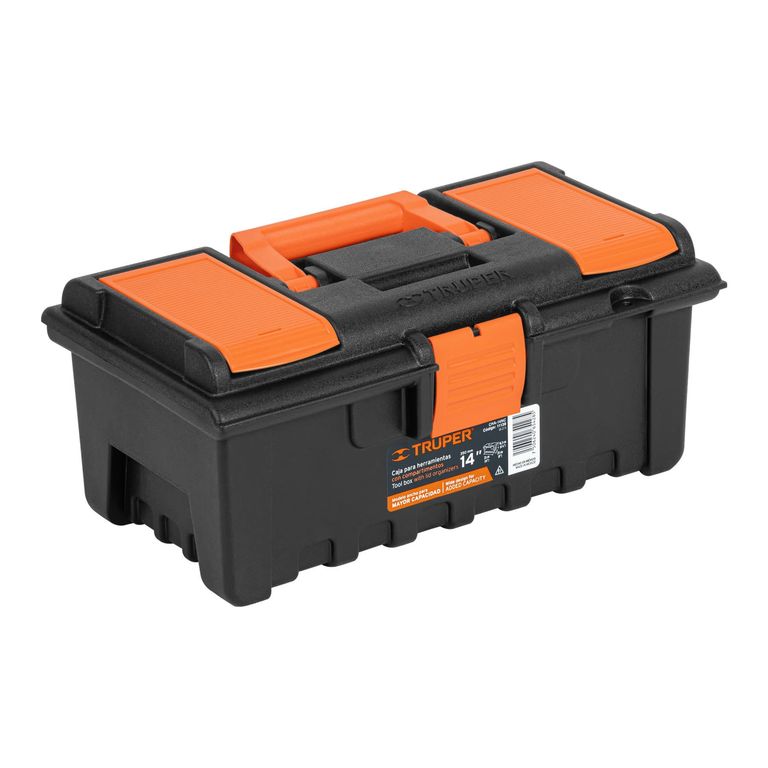 Caja para herramienta de 14 con compartimentos Truper