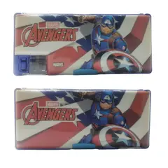 GENERICO - CARTUCHERA DOBLE COMPARTIMENTO DOBLE TAJADOR LAMPARA LED CA