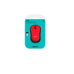 LOGITECH - Mouse Inalámbrico M185-Rojo