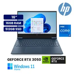 HP - Gamer HP Victus 16-D1007LA 16.1” Intel I7-12700H 16GB DDR5 512GB RTX-3050 4GB Windows 11