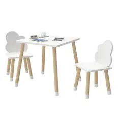 GENERICO - Juego de Mesa y Silla Infantil Sara DIBA Muebles