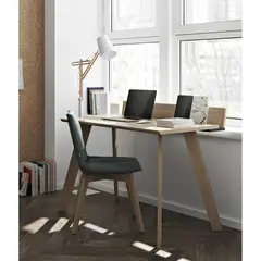 TU MESITA - Escritorio Minimalista Marrón Venegas 126cm