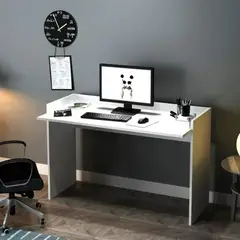 TU MESITA - Escritorio Minimalista Borja Blanco 122cm