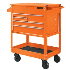 Truper - Gabinete metálico móvil, 5 cajones, capacidad 320 kg, 101733 Truper