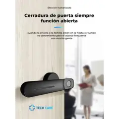 TECH CARE - Cerradura Biométrica Smart Huella Digital Llave