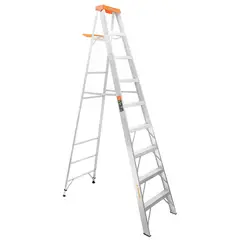 Truper - Escalera de tijera tipo ll 8 peldaños y bandeja 10338 Truper