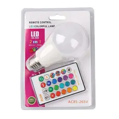 GENERICO - Focos LED de Múltiples de colores con control remoto