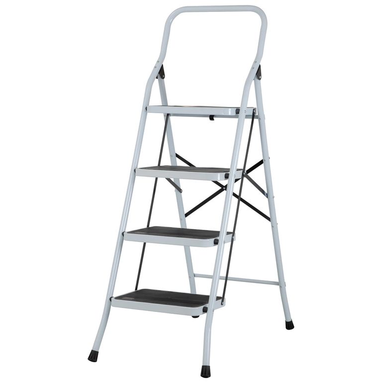 Escalera tubular, plegable, 4 peldaños 24122 Truper