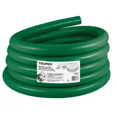 TRUPER - Rollo de manguera rígida 3" succión para motobomba, rollo 30 m