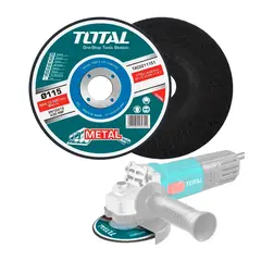 TOTAL TOOLS - DISCO DE CORTE METAL TOTAL 4½ 115MM PARA AMOLADORA - TAC2211151