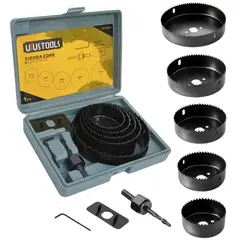 UYUSTOOLS - Set de Sierra Copa 8 Piezas