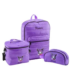 SCOOL - Set Kuromi Mochila-Lonchera-Cartuchera marca