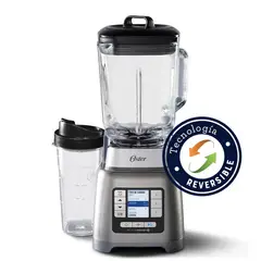 OSTER - Licuadora 3 Velocidades 2Lt + Vaso BlendN BLSTTDGNBG - Plateado