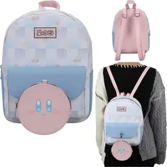 BIOWORLD - Mochila Kirby y monedero - Original Mini-Backpack