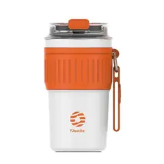FJBOTTLE - - Taza térmica de café con aislamiento de acero inoxidable 400ml