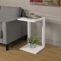 TU MESITA - Mesa Lateral Moderna Suarez Blanco