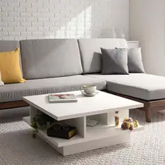 TU MESITA - Mesa de Centro Moderna Vince Blanco