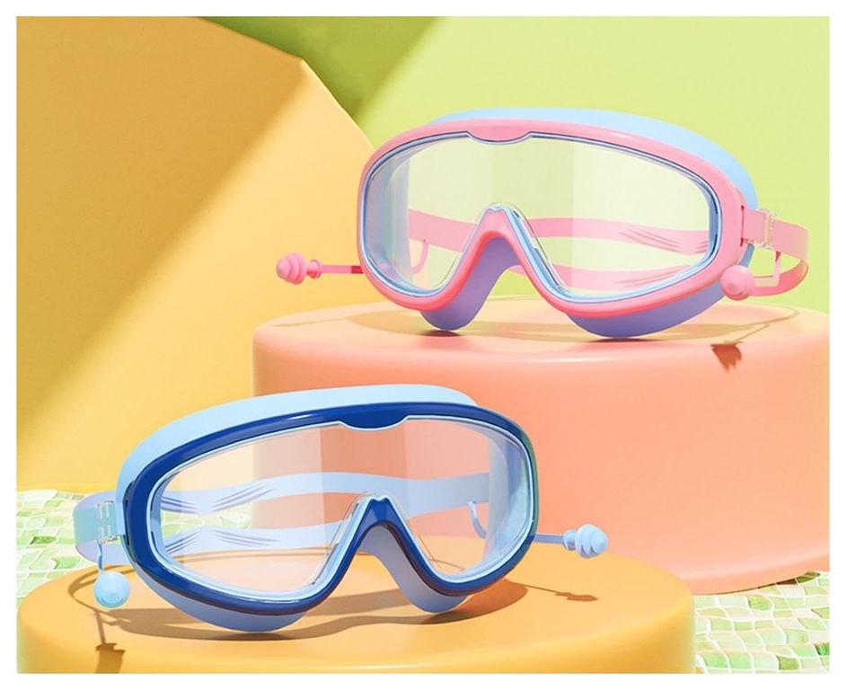 Lentes de Natación Infantiles 3D con Proteccion Oidos NIÑO