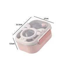 INSPIRA MARKET - Táper Lonchera Fiambrera Con Divisiones