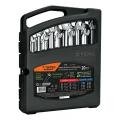 TRUPER - Juego de 20 llaves extralargas mixtas pulidas