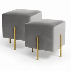 GENERICO - PUFF DANIEL GRIS GOLD