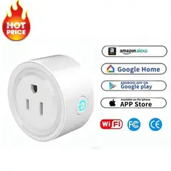 TECH CARE - Enchufe Inteligente WiFi Compatible con Alexa y Google