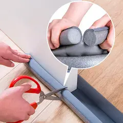 GENERICO - Protector Espuma x1 Para Puerta Bloqueador Polvo Suciedad