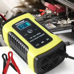 GENERICO - Cargador Inteligente De Batería Auto Baterías Moto 12 V