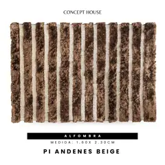 GENERICO - ALFOMBRA PI ANDENES BEIGE