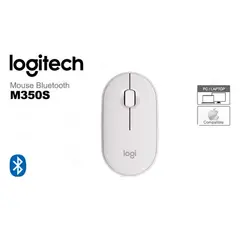 LOGITECH - Mouse Inalámbrico Pebble 2 M350s -Blanco